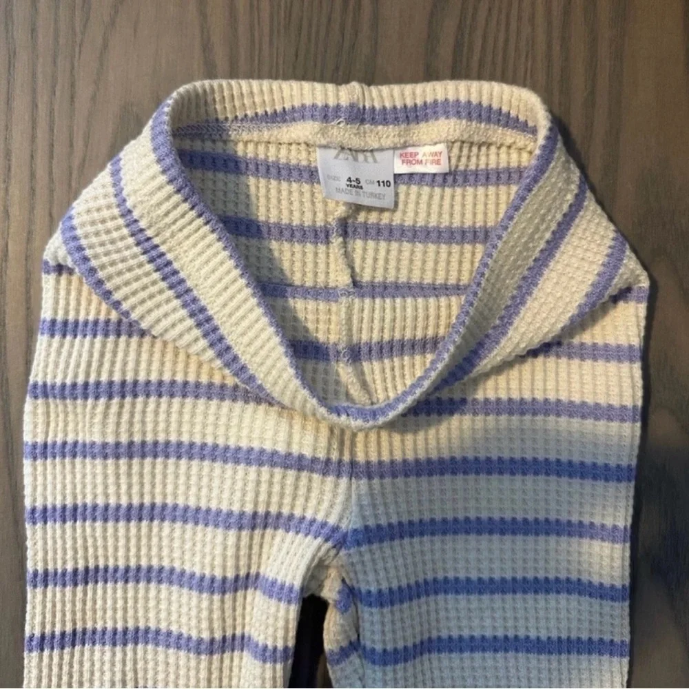 ZARA TODDLER GIRL STRIPED KNIT T-SHIRT AND SHORTS NWOT